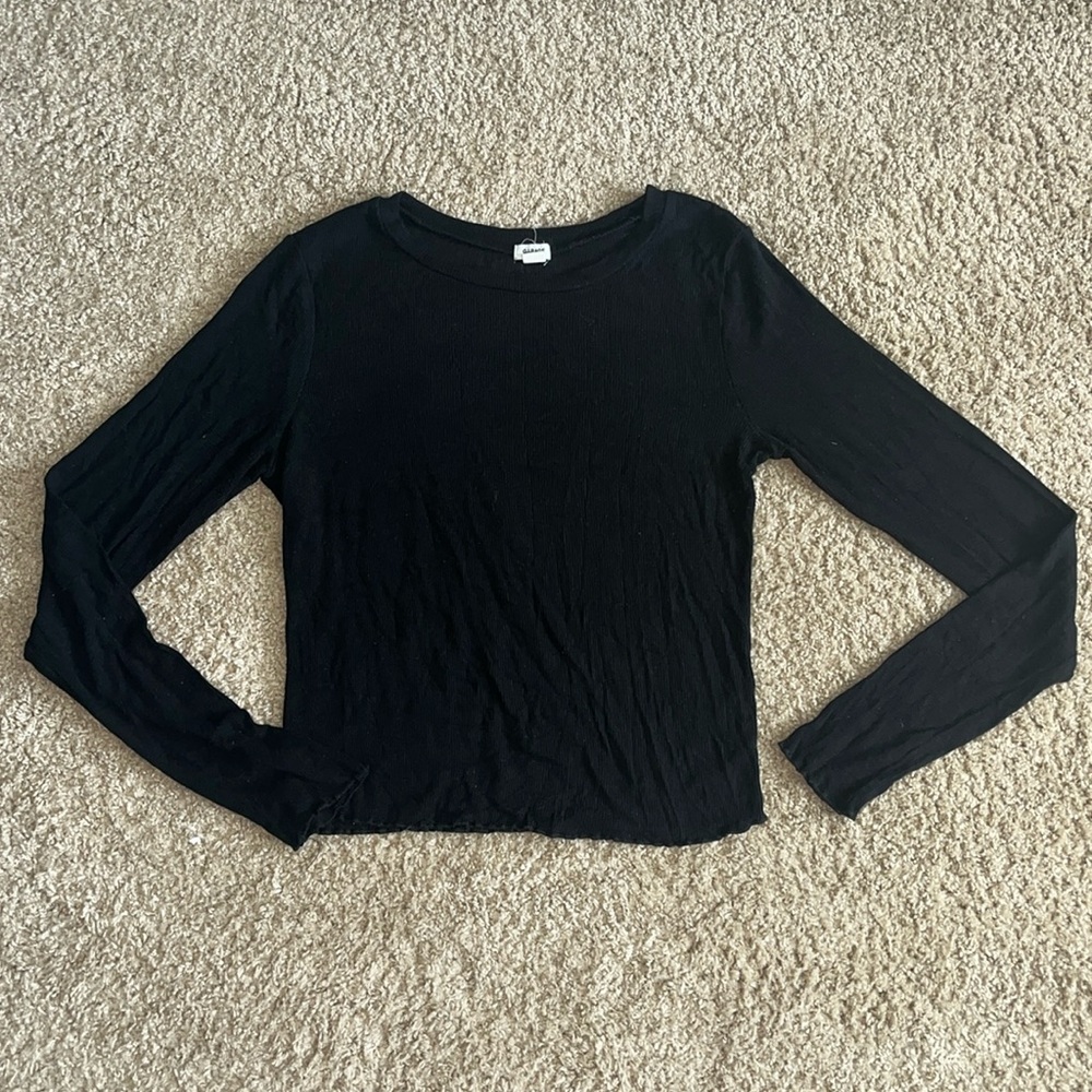 Garage Black Long Sleeve Tee
